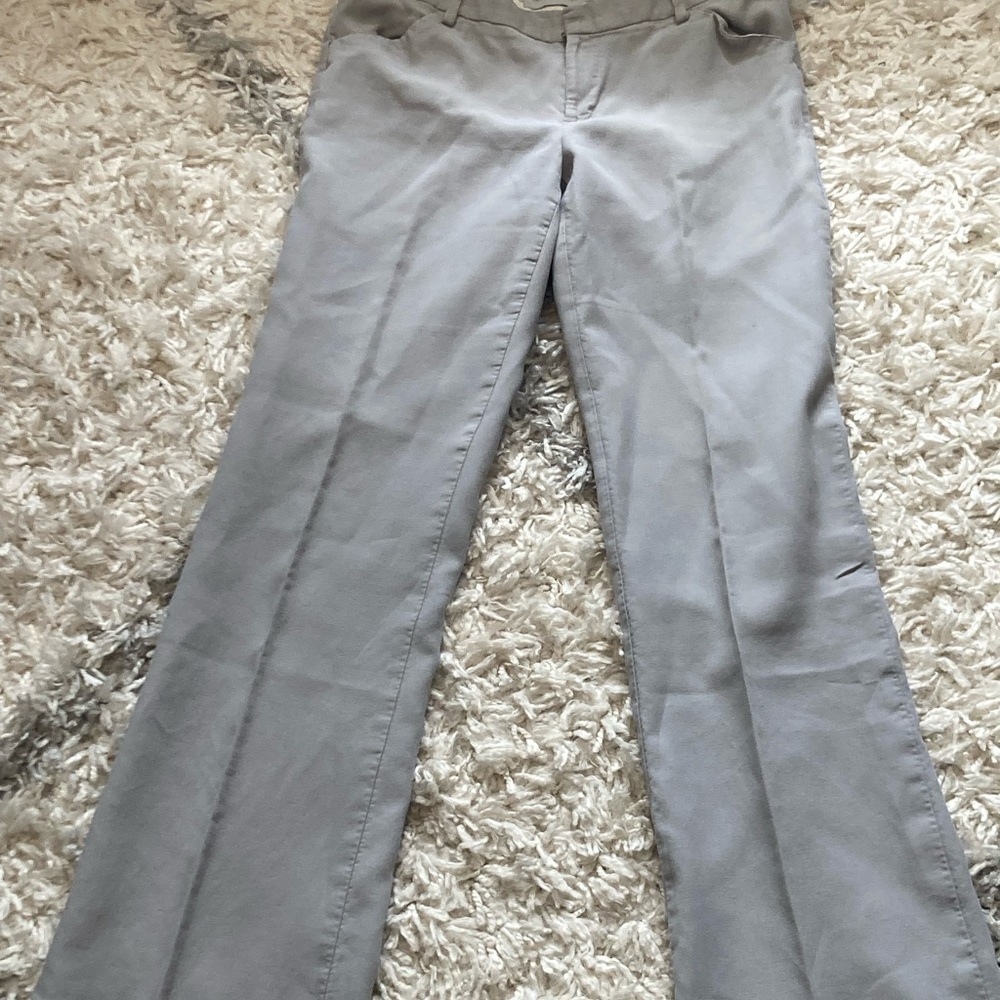 Dark Academia Grey Baggy Trousers